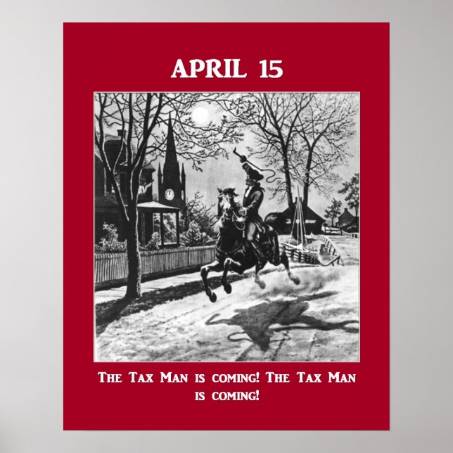 The Tax Man Is Coming! Poster (Front)