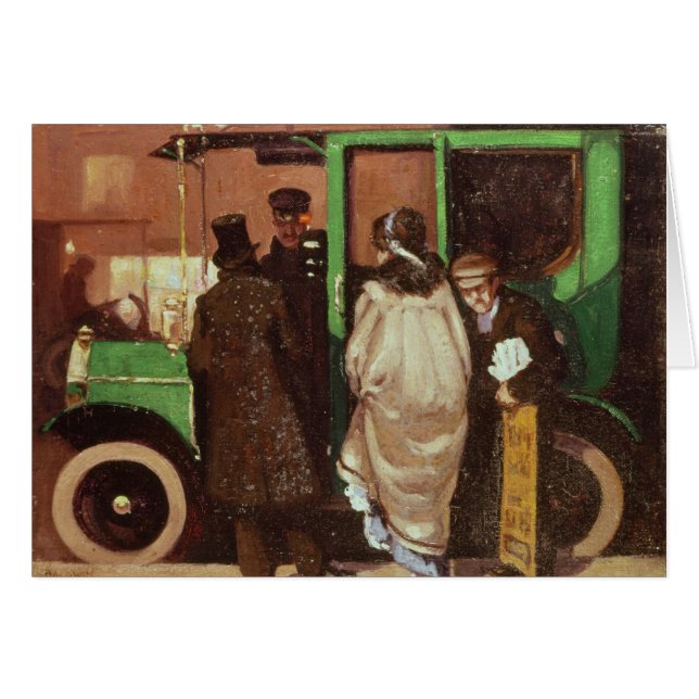 The Taxi Cab, c.1908-10 (Front Horizontal)