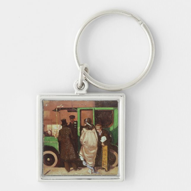 The Taxi Cab, c.1908-10 Key Ring (Front)