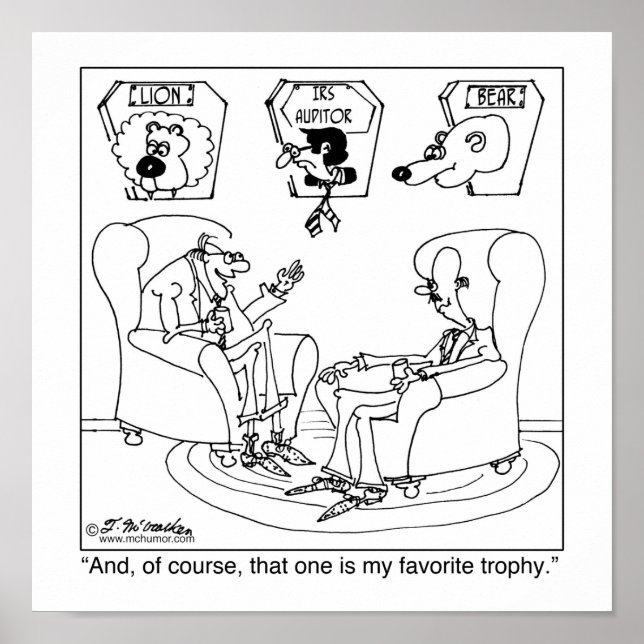 The Taxidermist & The IRS Poster (Front)