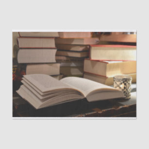 The TBR Book Stack Tissue Paper