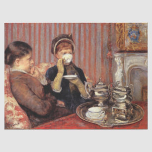 The Tea by Mary Cassatt Tissue Paper