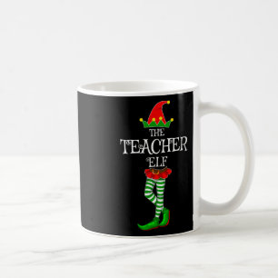 The Teacher Elf Family Matching Xmas Funny Idea Ch Coffee Mug