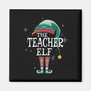 The Teacher Elf Xmas Matching Elf Family For Chris Magnet