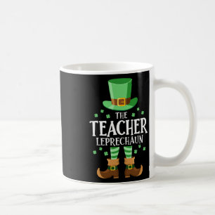 The Teacher Leprechaun St Patricks Day Matching Te Coffee Mug