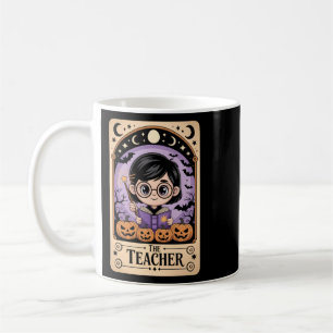 The Teacher Tarot Card - Cute Halloween Witch Coffee Mug