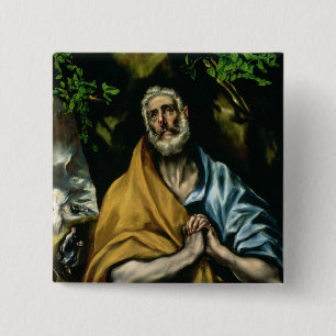 The Tears of St Peter, late 1580s 15 Cm Square Badge