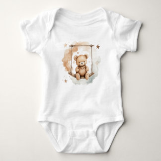 The Teddybär Strampler as an expression of inner l Baby Bodysuit