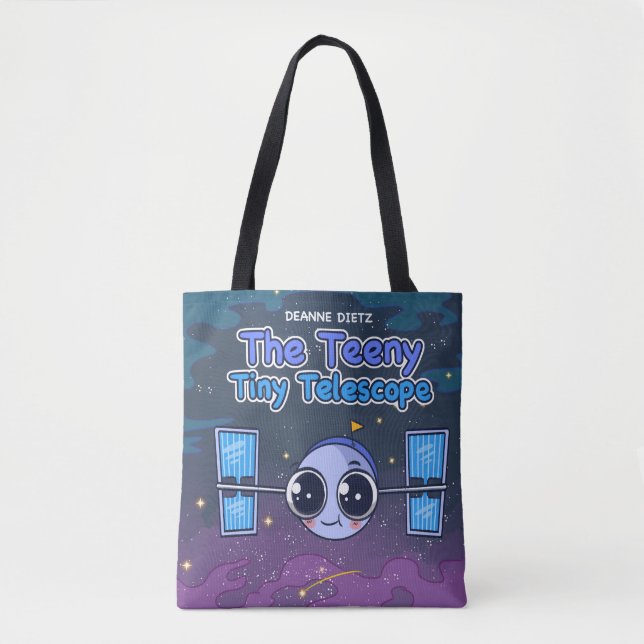 The Teeny Tiny Telescope Tote Bag (Front)