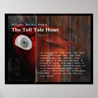 The Tell Tale Heart text Poster