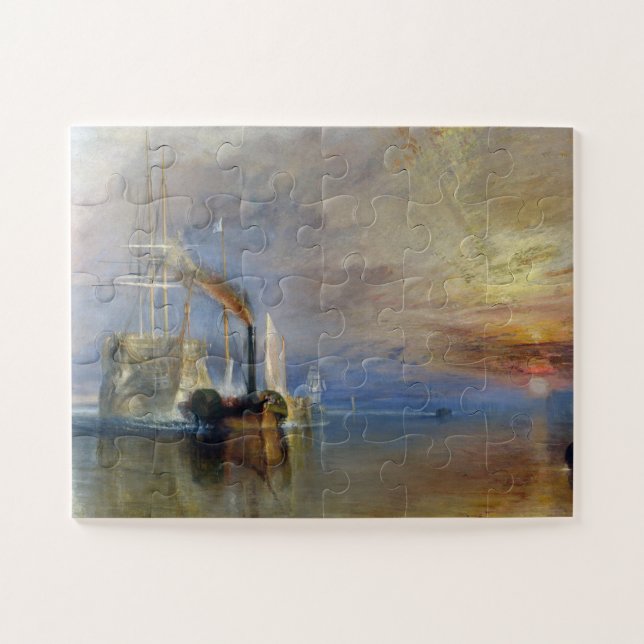 The Temeraire Ship by Turner Jigsaw Puzzle (Horizontal)