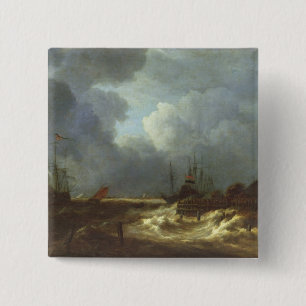 The Tempest 15 Cm Square Badge