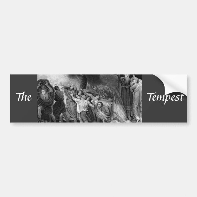 The Tempest Bumper Sticker (Front)
