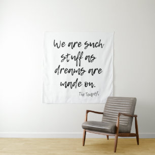 THE TEMPEST SHAKESPEARE DREAMS QUOTE TAPESTRY