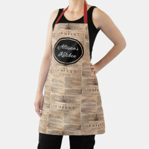 The Tempest Shakespeare Personalised Apron