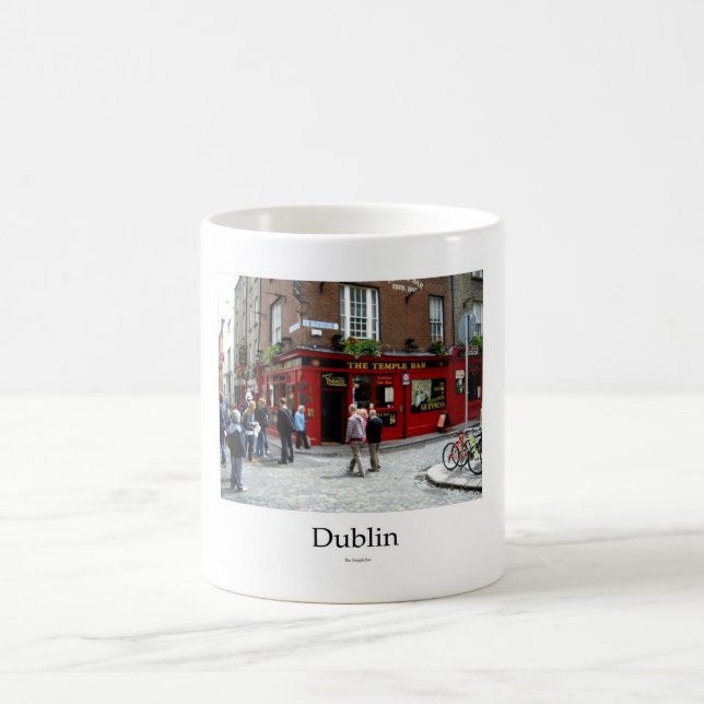 The Temple Bar, Dublin, Ireland Coffee Mug (Center)