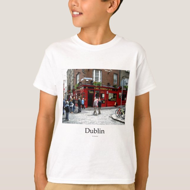 The Temple Bar, Dublin, Ireland T-Shirt (Front)
