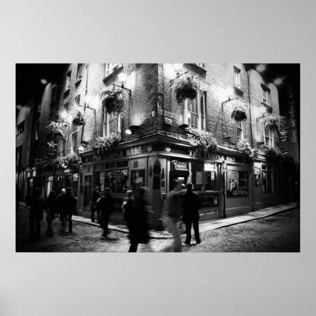 The Temple Bar Pub, Dublin - Canvas Poster (Front)