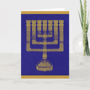 The Temple Menorah greeting card