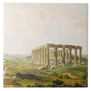 The Temple of Apollo Epicurius, plate 25 from Part Ceramic Tile