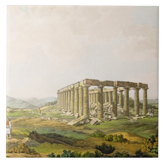 The Temple of Apollo Epicurius, plate 25 from Part Ceramic Tile (Front)