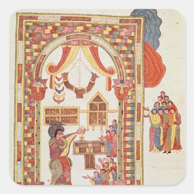 The Temple of Jerusalem from the "Bible Square Sticker (Front)