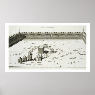 The Temple of Mecca (engraving) Poster