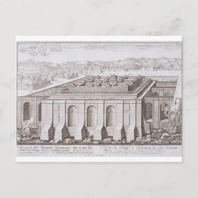 The Temple of Solomon, Jerusalem, from 'Draft Postcard (Front)