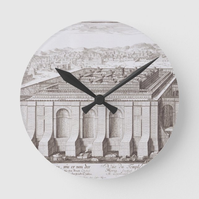 The Temple of Solomon, Jerusalem, from 'Draft Round Clock (Front)