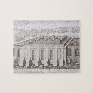 The Temple of Solomon, Jerusalem, from 'Entwurf ei Jigsaw Puzzle
