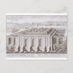The Temple of Solomon, Jerusalem, from 'Entwurf ei Postcard
