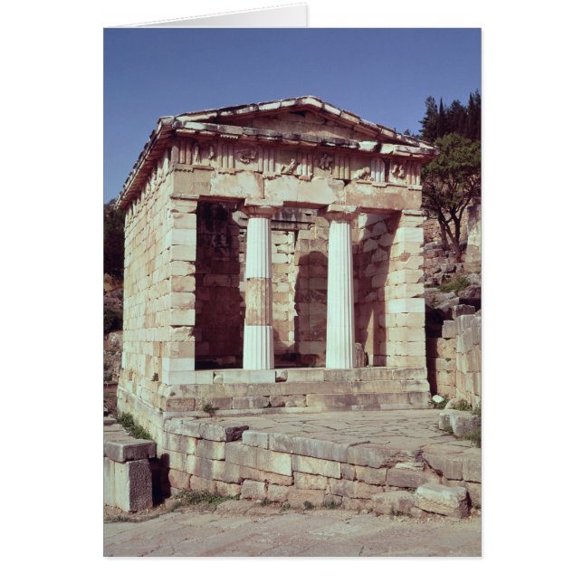 The Temple of the Treasures of the Athenians (Front)