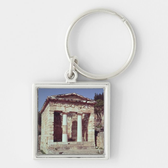 The Temple of the Treasures of the Athenians Key Ring (Front)