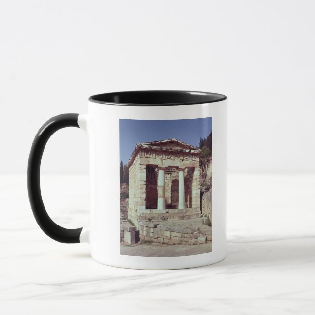 The Temple of the Treasures of the Athenians Mug (Left)