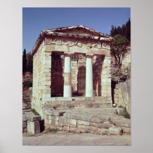 The Temple of the Treasures of the Athenians Poster