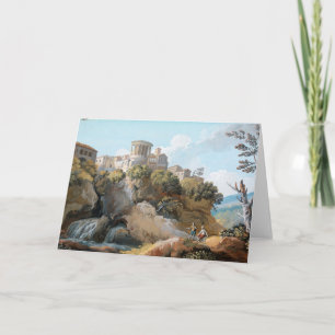 The Temple of Vesta Giovanni Battista Busiri Card