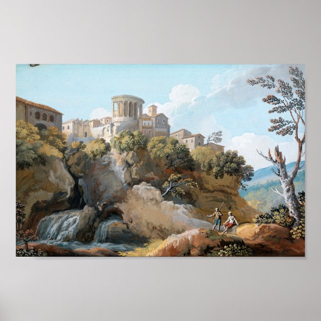 The Temple of Vesta | Giovanni Battista Busiri Poster (Front)