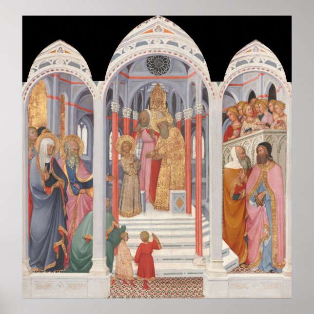 The Temple - Paolo di Giovanni Fei Fine Art Poster (Front)