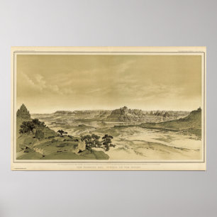 The Temples and Towers of the Virgen Poster