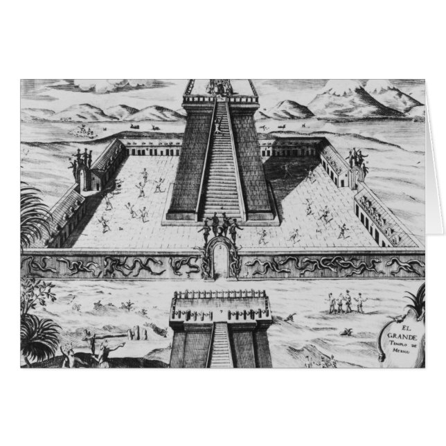 The Templo Mayor at Tenochtitlan (Front Horizontal)