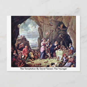 The Temptation By David Teniers The Younger Postcard