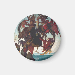 The Temptation of Saint Anthony by Michelangelo Magnet