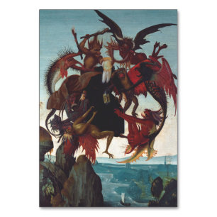 The Temptation of Saint Anthony by Michelangelo Table Number