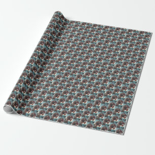 The Temptation of Saint Anthony by Michelangelo Wrapping Paper