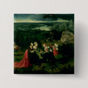 The Temptation of St. Anthony 15 Cm Square Badge