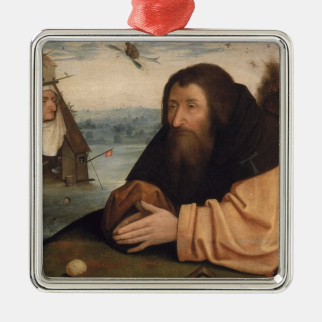The Temptation of St. Anthony 2 Metal Tree Decoration (Front)