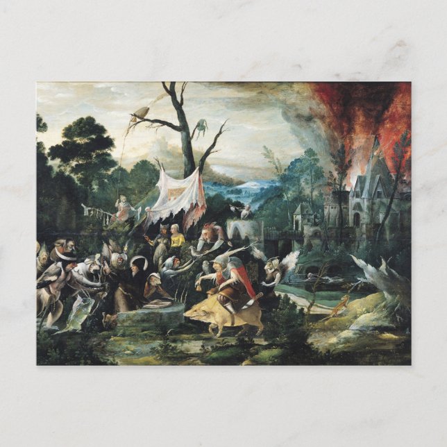 The Temptation of St. Anthony 2 Postcard (Front)