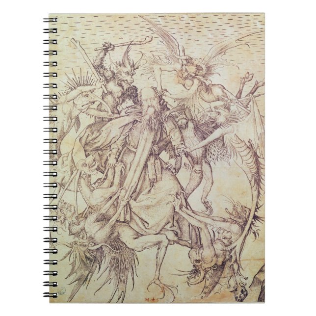 The Temptation of St. Anthony (engraving) Notebook (Front)
