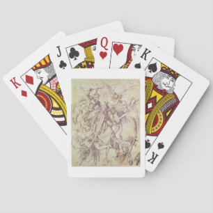 The Temptation of St. Anthony (engraving) Playing Cards