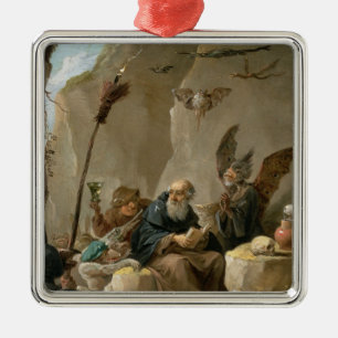 The Temptation of St. Anthony Metal Ornament